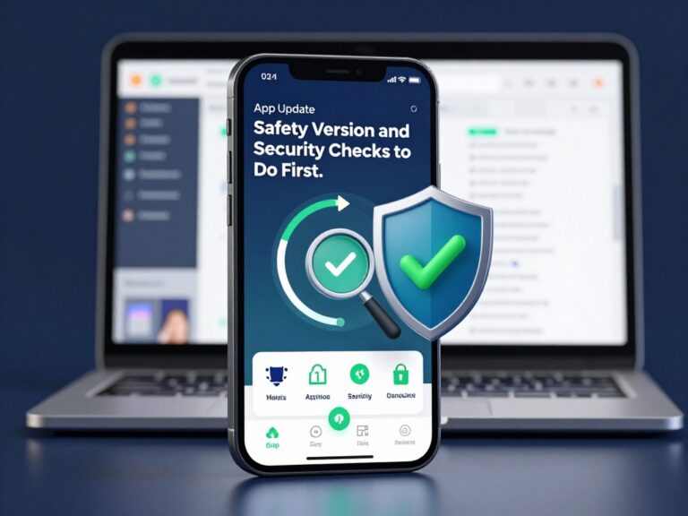 App Update Safety Version and Security Checks to Do First