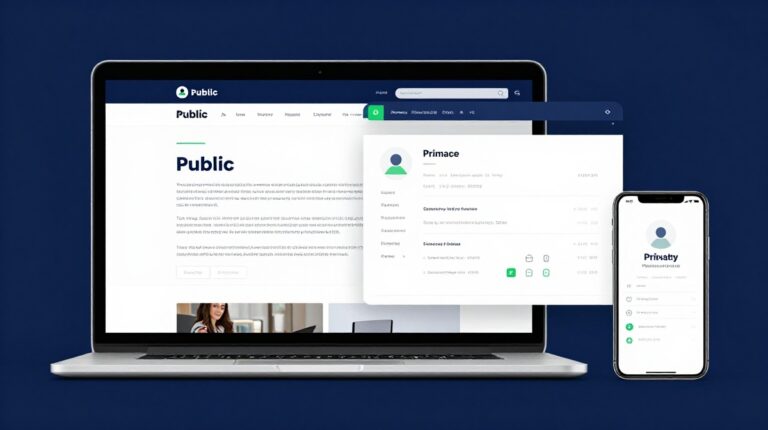 Public Pages vs Account Pages What’s the Difference